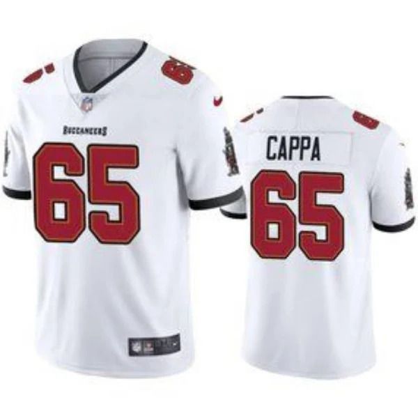 Men Tampa Bay Buccaneers #65 Alex Cappa Nike White Vapor Limited NFL Jersey
